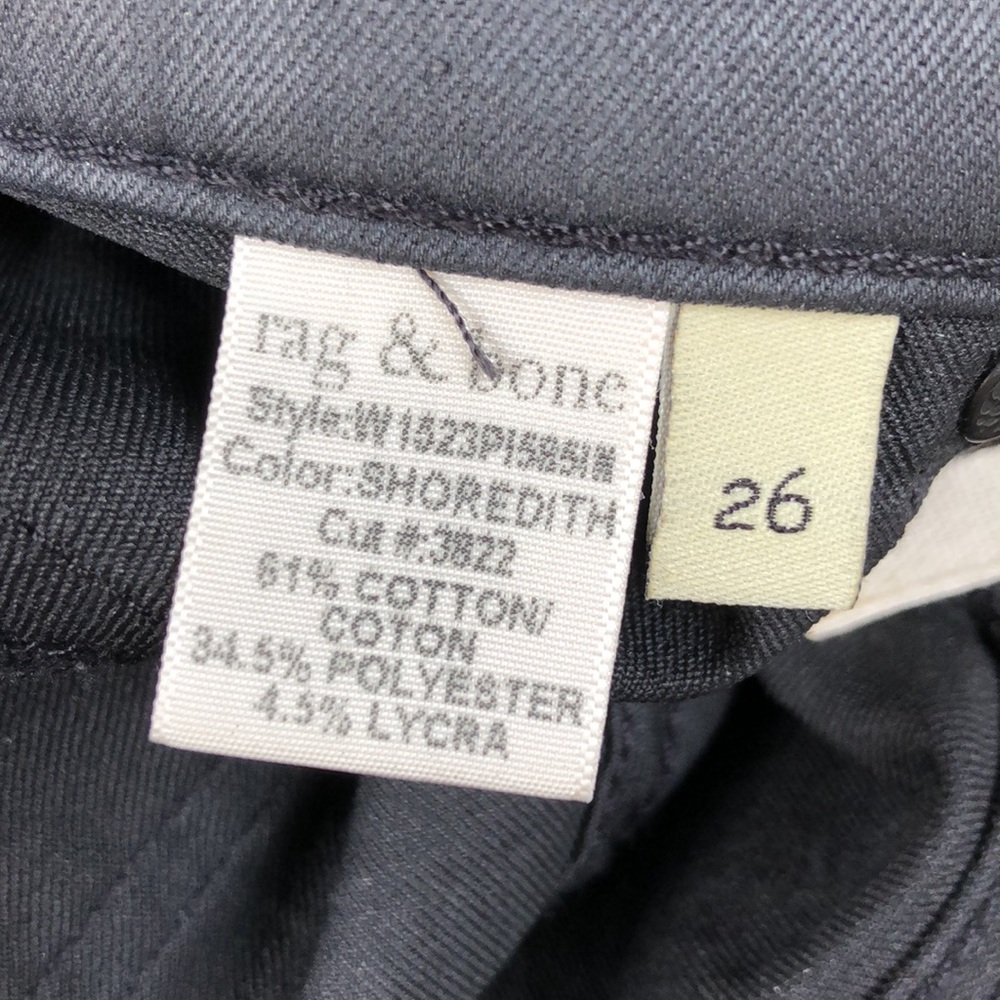 rag & bone gray skinny flare bell bottom wet jeans - Picture 9 of 9